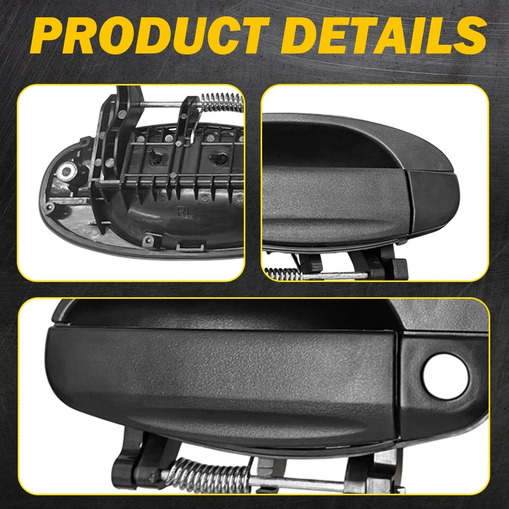Set of 4 For 2004-2008 Chevy Aveo Outside Door Handles Front Rear Left Right EOA 6B93BC-57