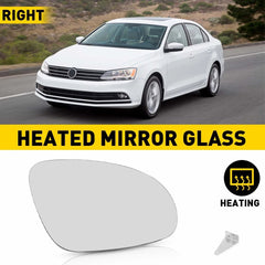 Passenger Side Mirror Glass for 2011-2019 Volkswagen VW Passat Jetta Beetle EOA 6B93BC-57