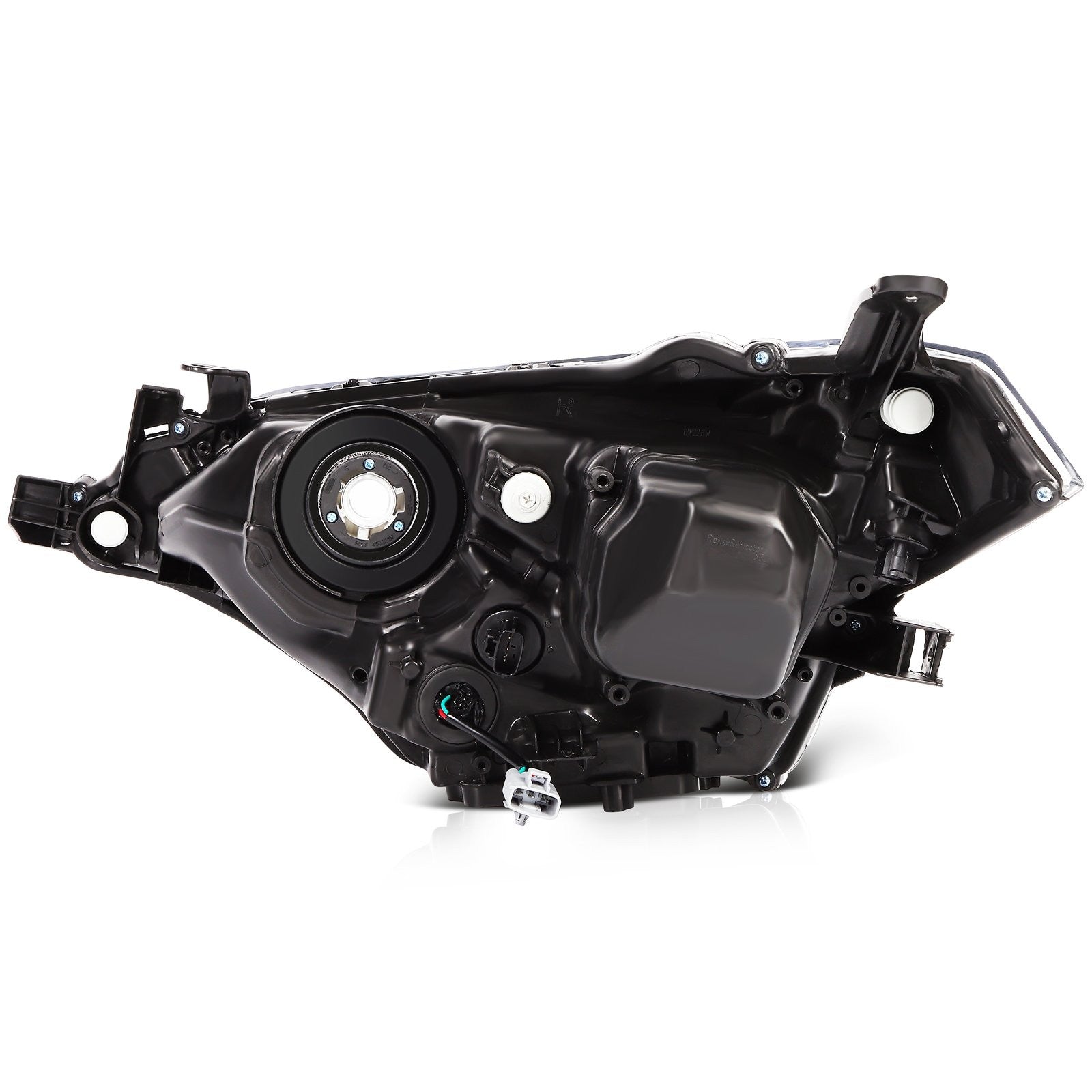 Pair Kit Headlights Assembly For 2014-2016 Toyota For Corolla 1.8L Black Amber 6B93BC-57