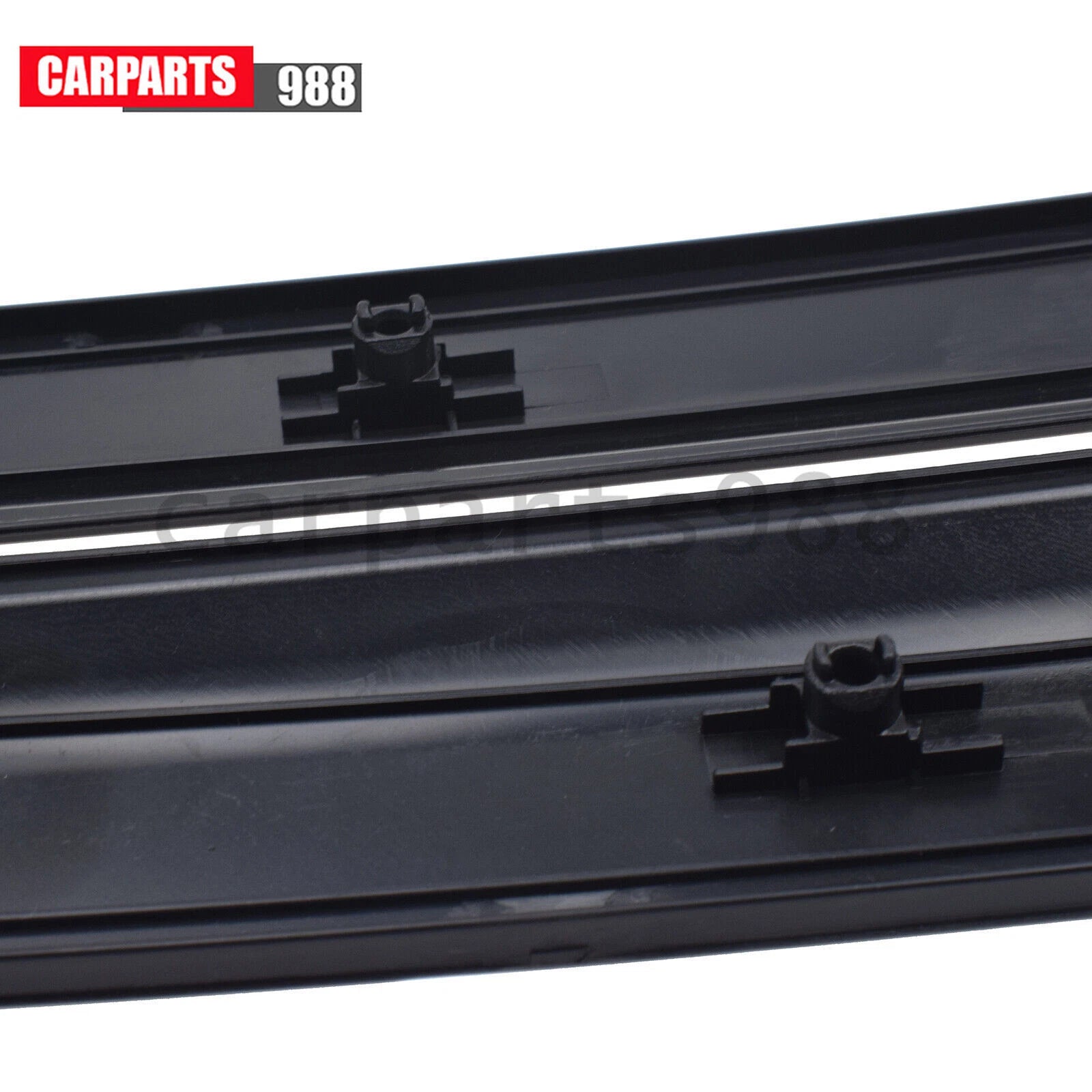 2Pcs Left & Right Door Garnish Trim Pillar Sash Black For 1992-1995 Honda Civic 6B93BC-57