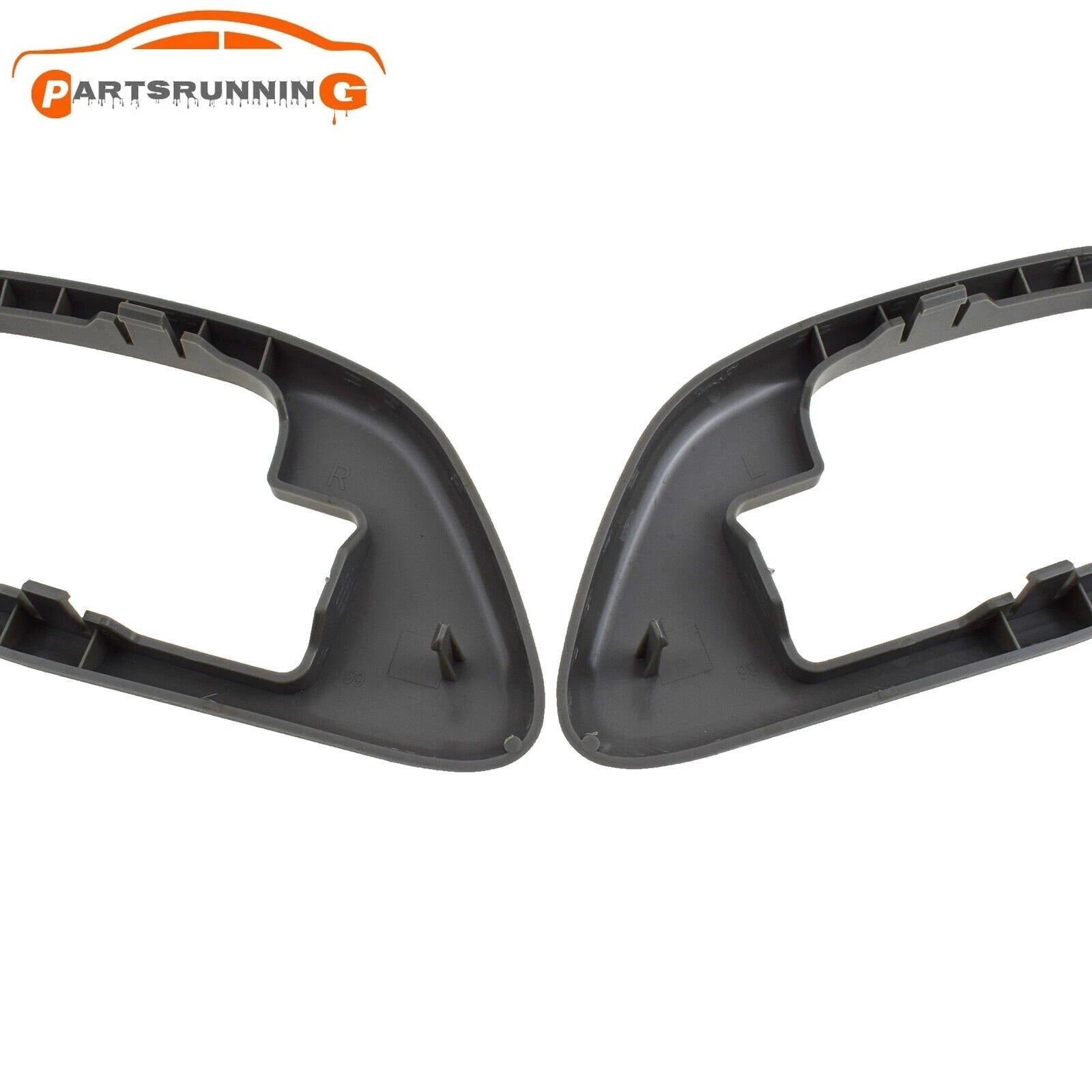 Left & Right Side Door Handle Trim Set Gray For 1995-1999 Chevrolet C1500 K1500 6B93BC-57