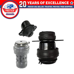 Fits 1993-1998 Volkswagen Jetta 2.0L AUTO Engine Motor&Transmission Mount 3pc | 6B93BC-57