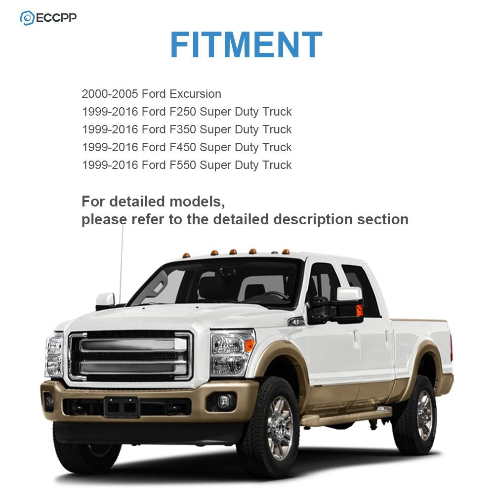 Side View Clear Manual Fold Mirror For 1999-2015 Ford F250 Left Hand KOEEP