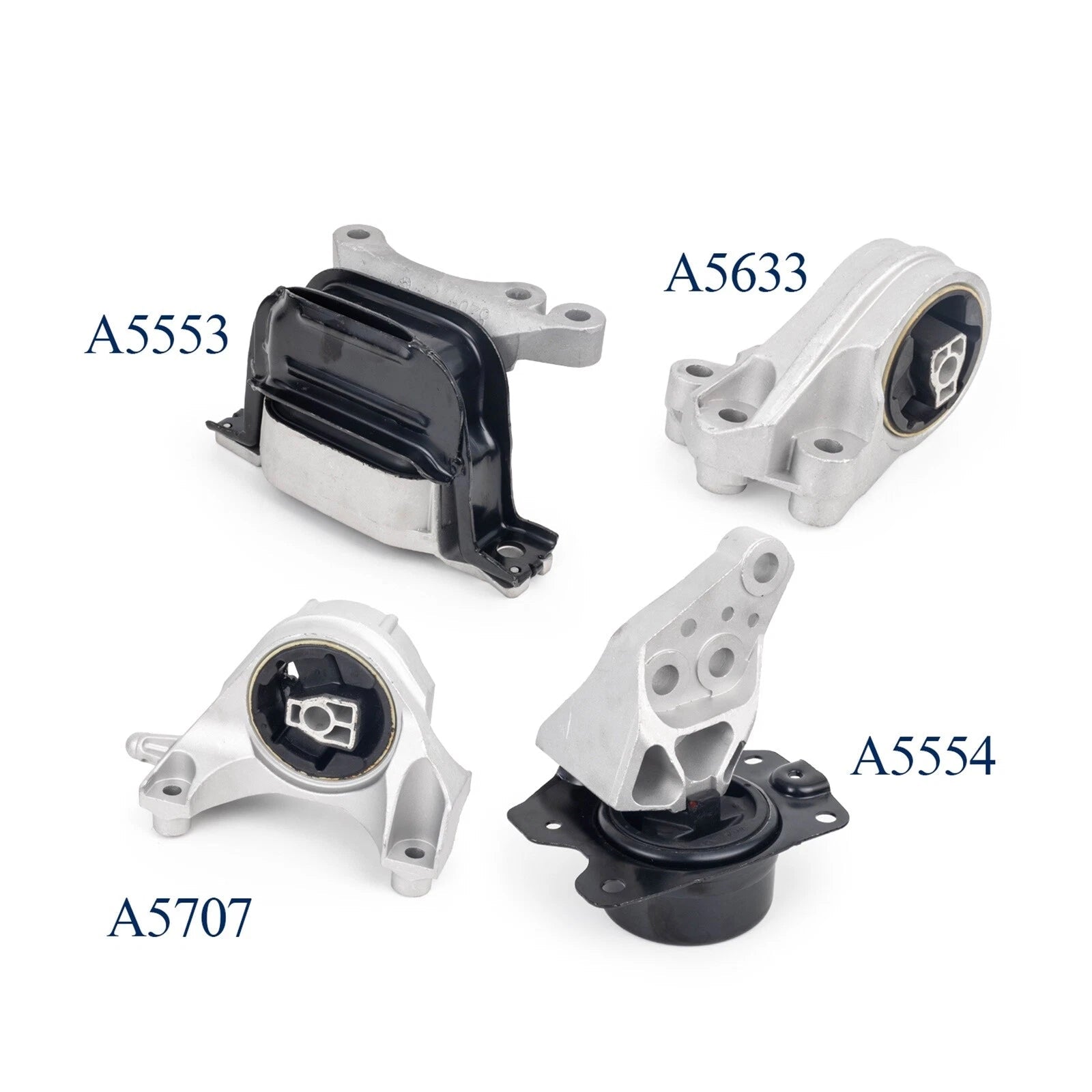 Engine Mount Set compatible with GMC Chevrolet 2010-2017 Terrain Equinox V6 6B93BC-57