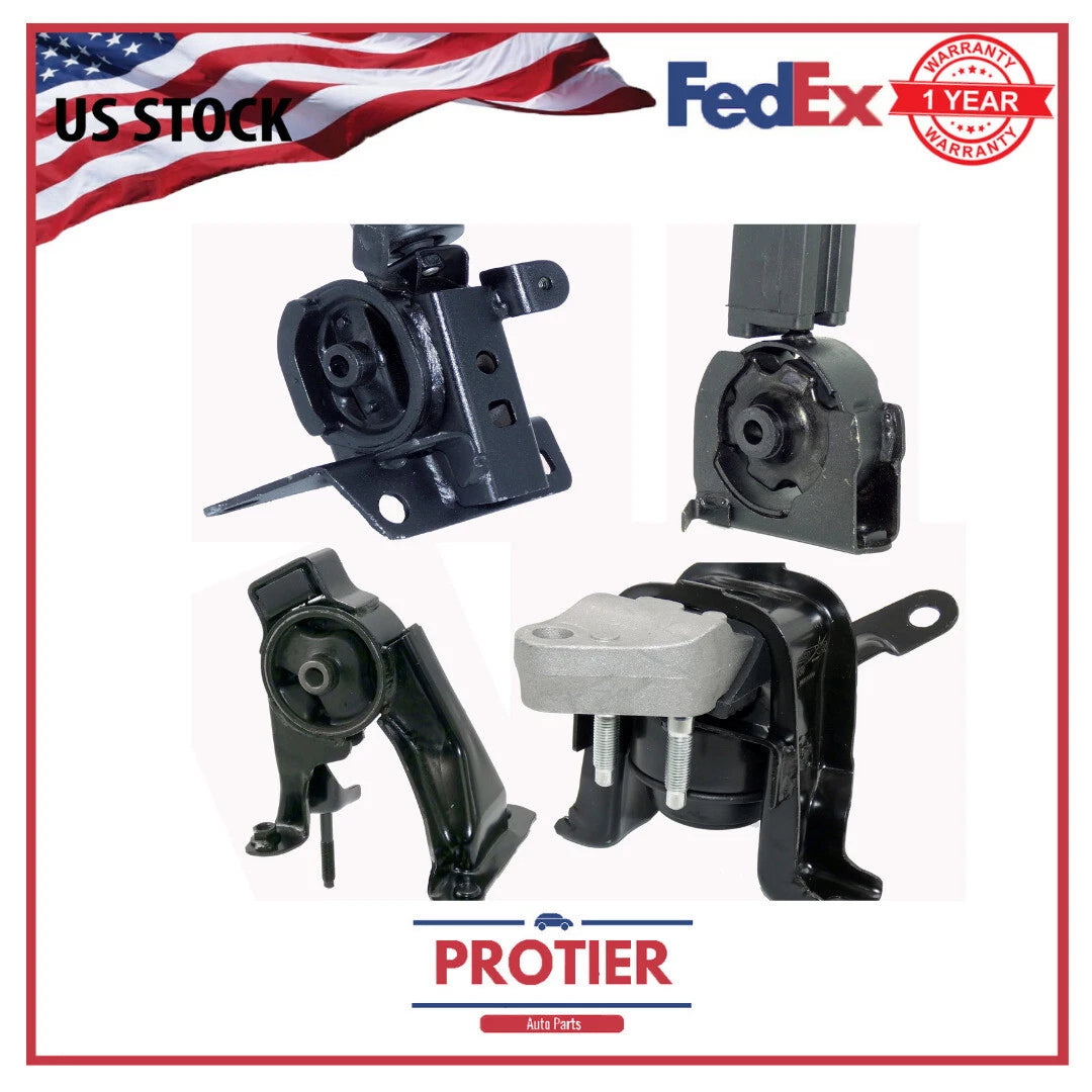 Engine & Trans Mount Set 4PCS for Pontiac Vibe Matrix Passenger L4 1.8l 1794cc 6B93BC-57