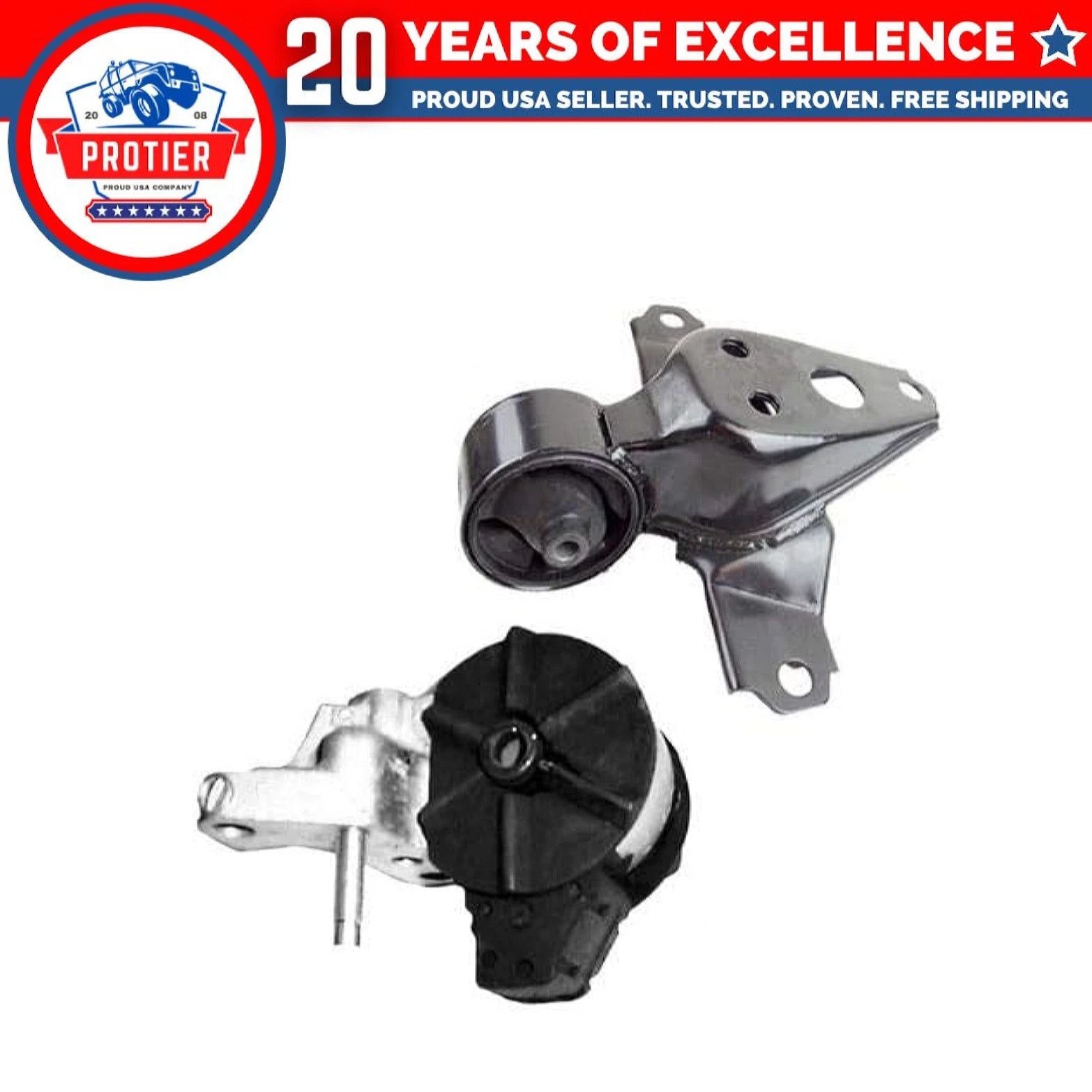 Fits 1992-1995 Toyota Paseo 1.5L AUTO Trans Front RT & Rear Mount Fed. Emission 6B93BC-57