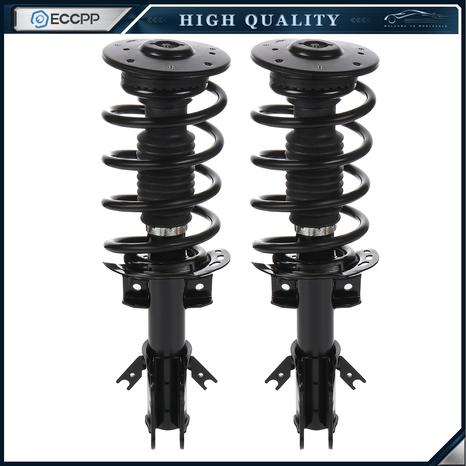 Loaded Fits 2013-2019 Ford Fusion Front Suspension Complete Struts w/ Springs 6B93BC-57