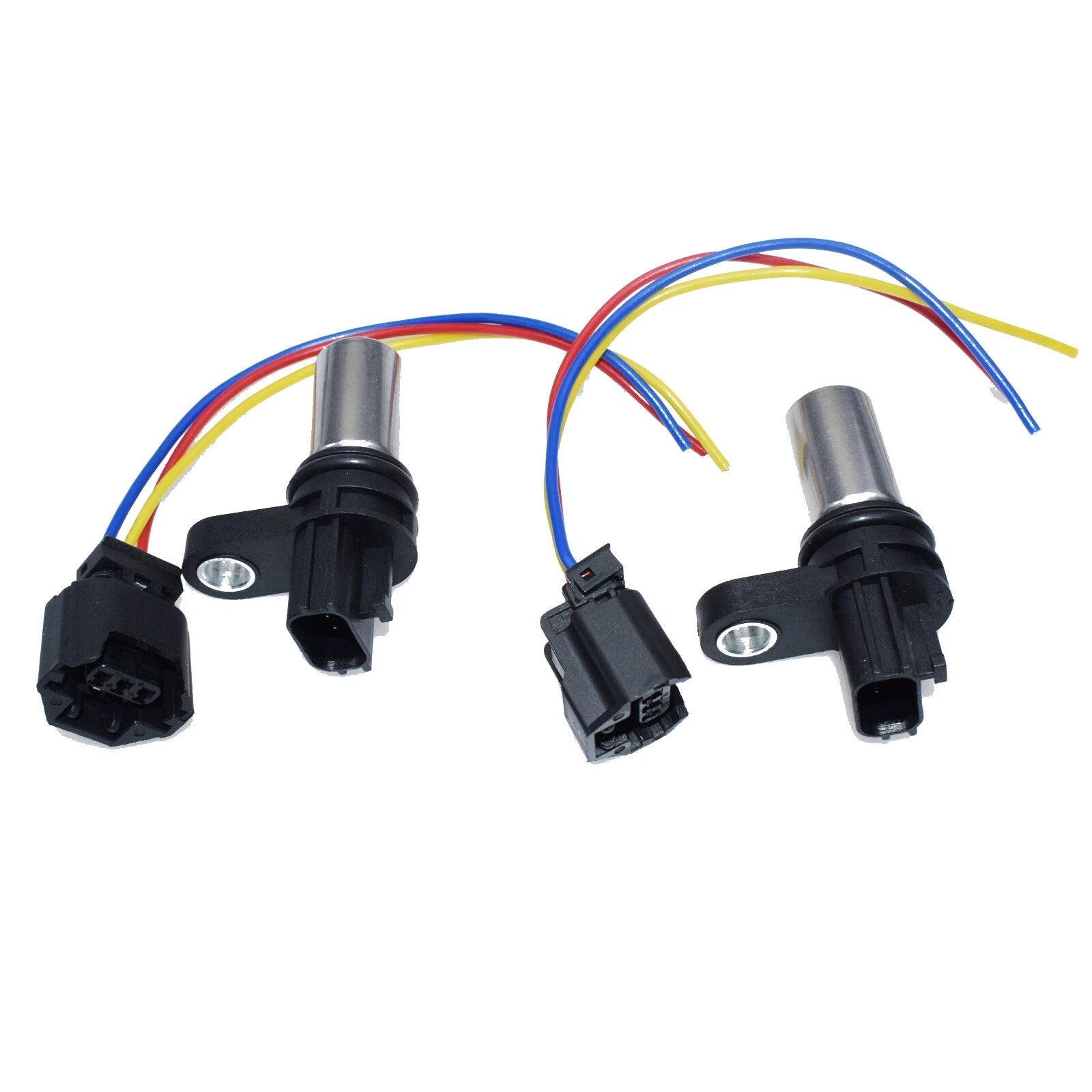 Crankshaft & Camshaft Position Sensor w/ Connectors For Nissan 2.5L 23731-6N21A 6B93BC-57