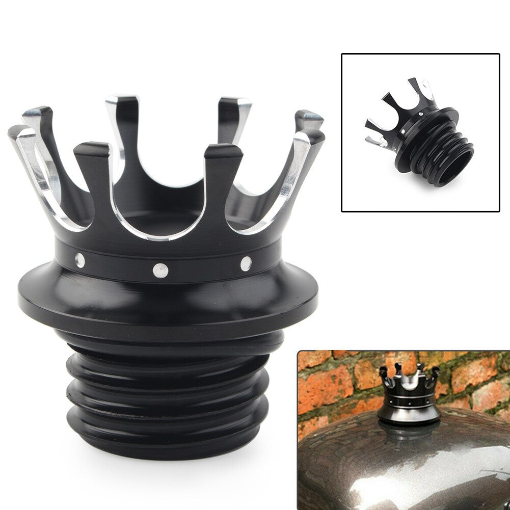 King Crown Gas Oil Cap Fuel Tank for Harley Touring Road King Dyna Softail XL 6B93BC-57