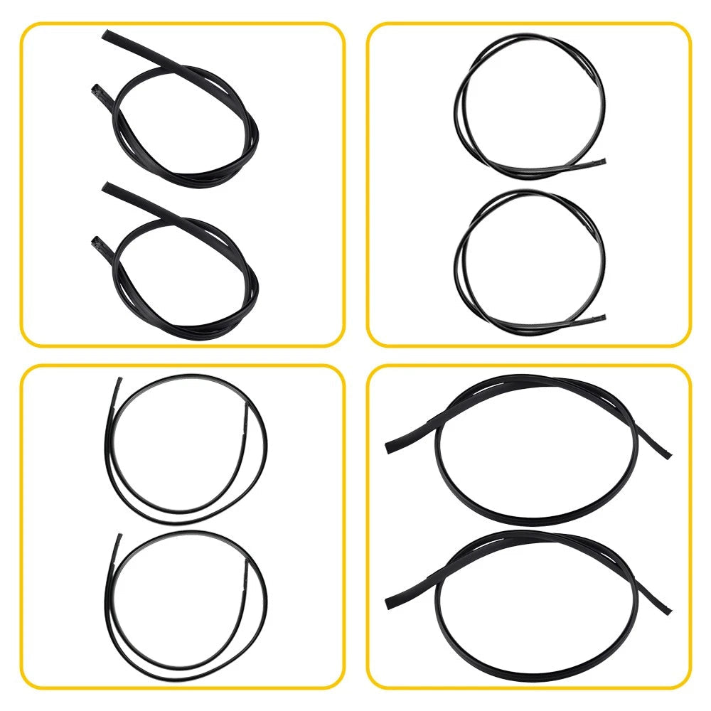 For 2010 2009 2011 2012 2013 Toyota Corolla Set of 2 Black Roof Trim Molding Kit 6B93BC-57