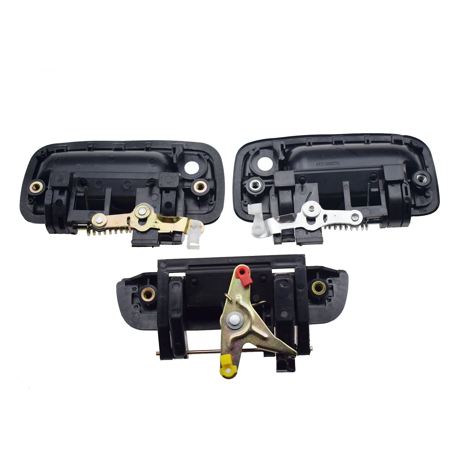 Outside Pair Front Door Handle +Tailgate Handle for 1995-04 Toyota Tacoma Pickup 6B93BC-57