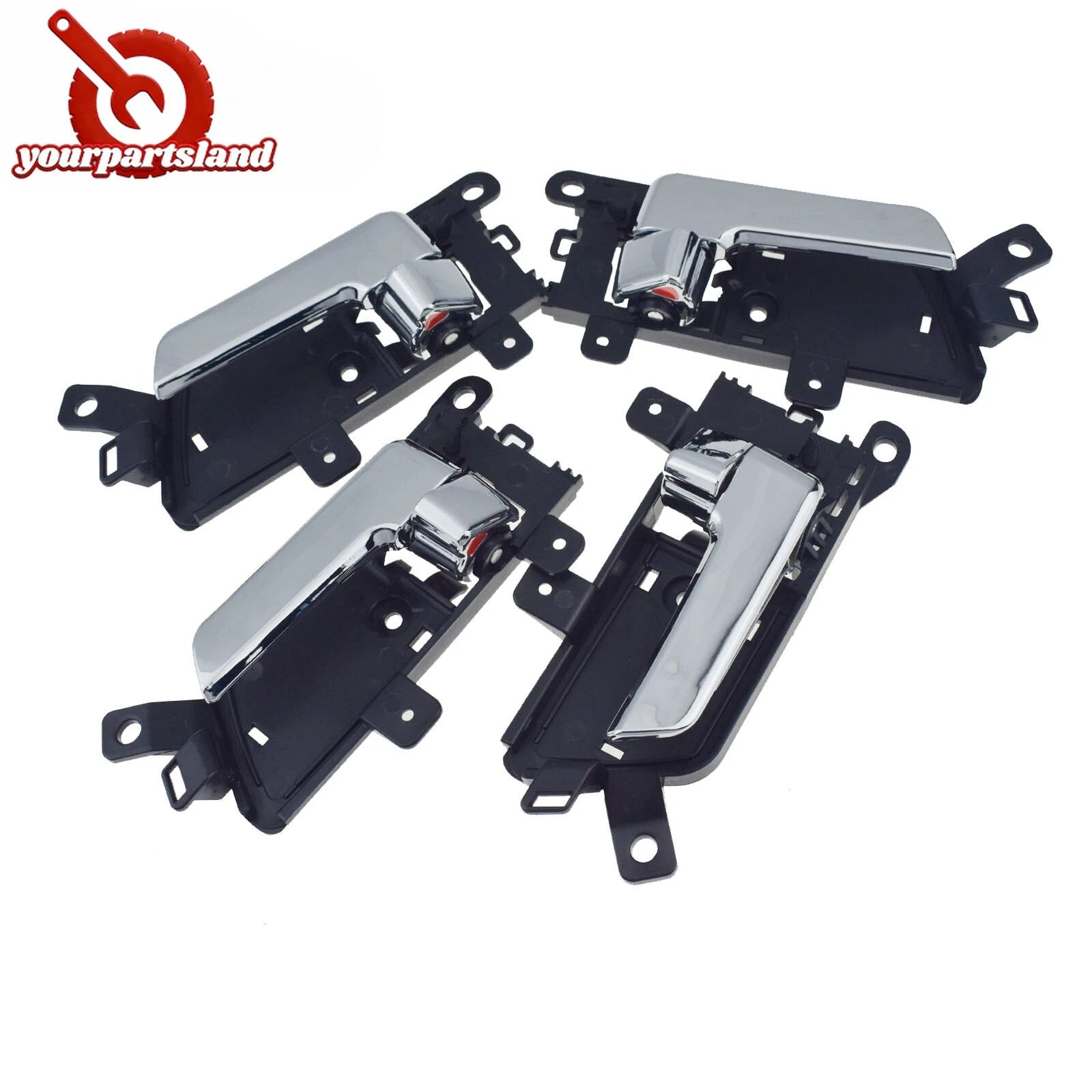 Inside Door Handle Chrome Left Right for Kia Borrego Mohave 07-15 826202J000 6B93BC-57