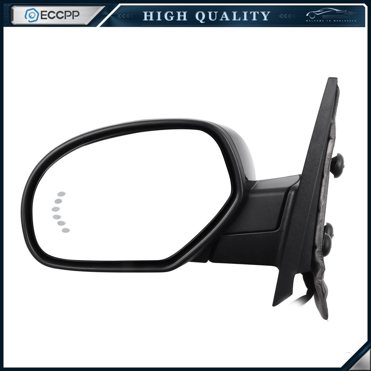 RH Side Power Mirror For 07-13 GMC Chevy Memory Heated Turn Signal Puddle Light 6B93BC-57
