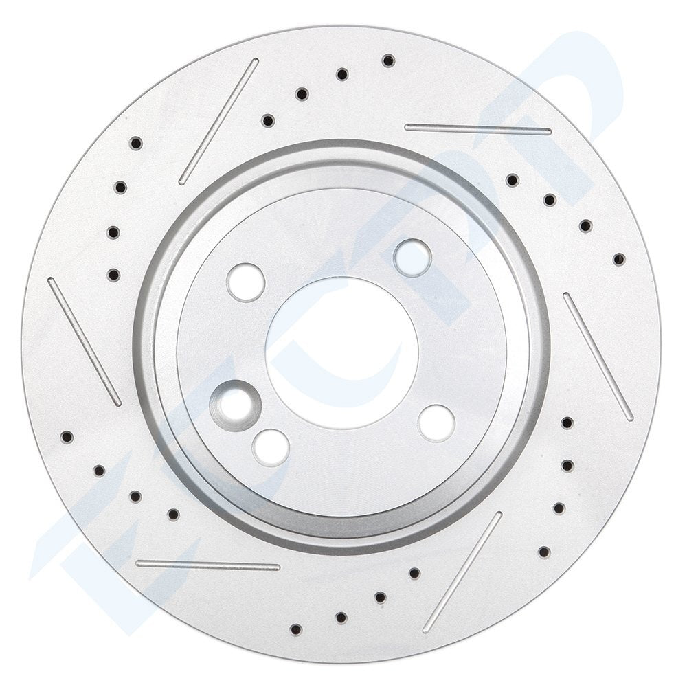 Front & Rear Brake Rotors Ceramic Pads for Mini Cooper 2002 2003 2004 2005 2006 6B93BC-57