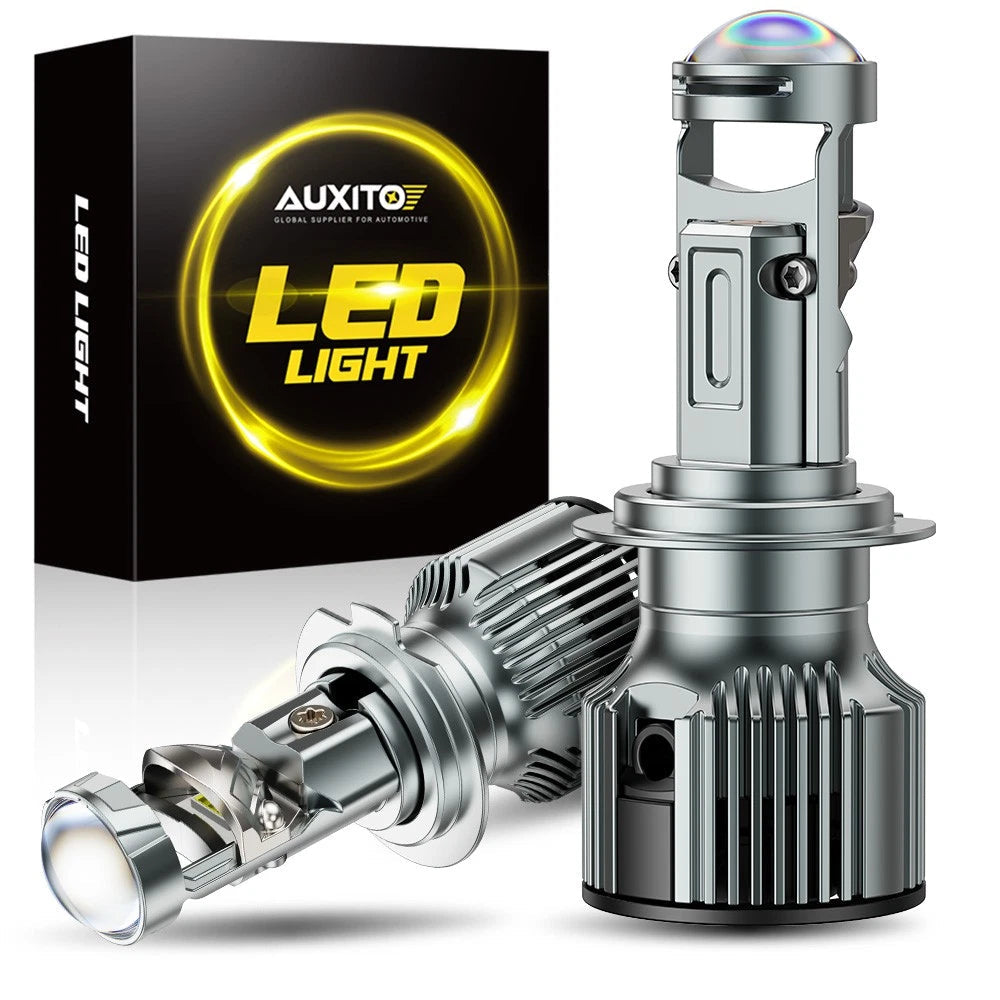 AUXITO H7 LED Headlight Bulb Kit High Low Beam 30000LM Super Bright 6500K Y19 EA AUXITO