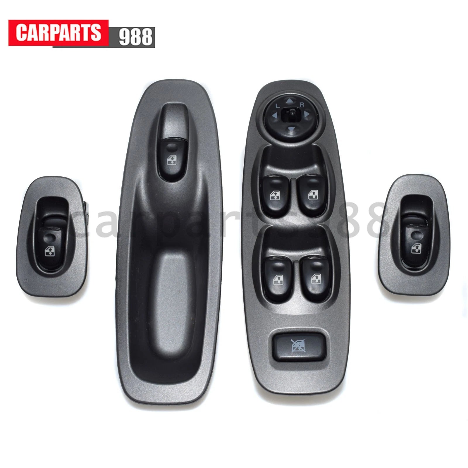 Power Window Switch Front Left & Right + 2x Rear Door For 2000-05 Hyundai Accent 6B93BC-57