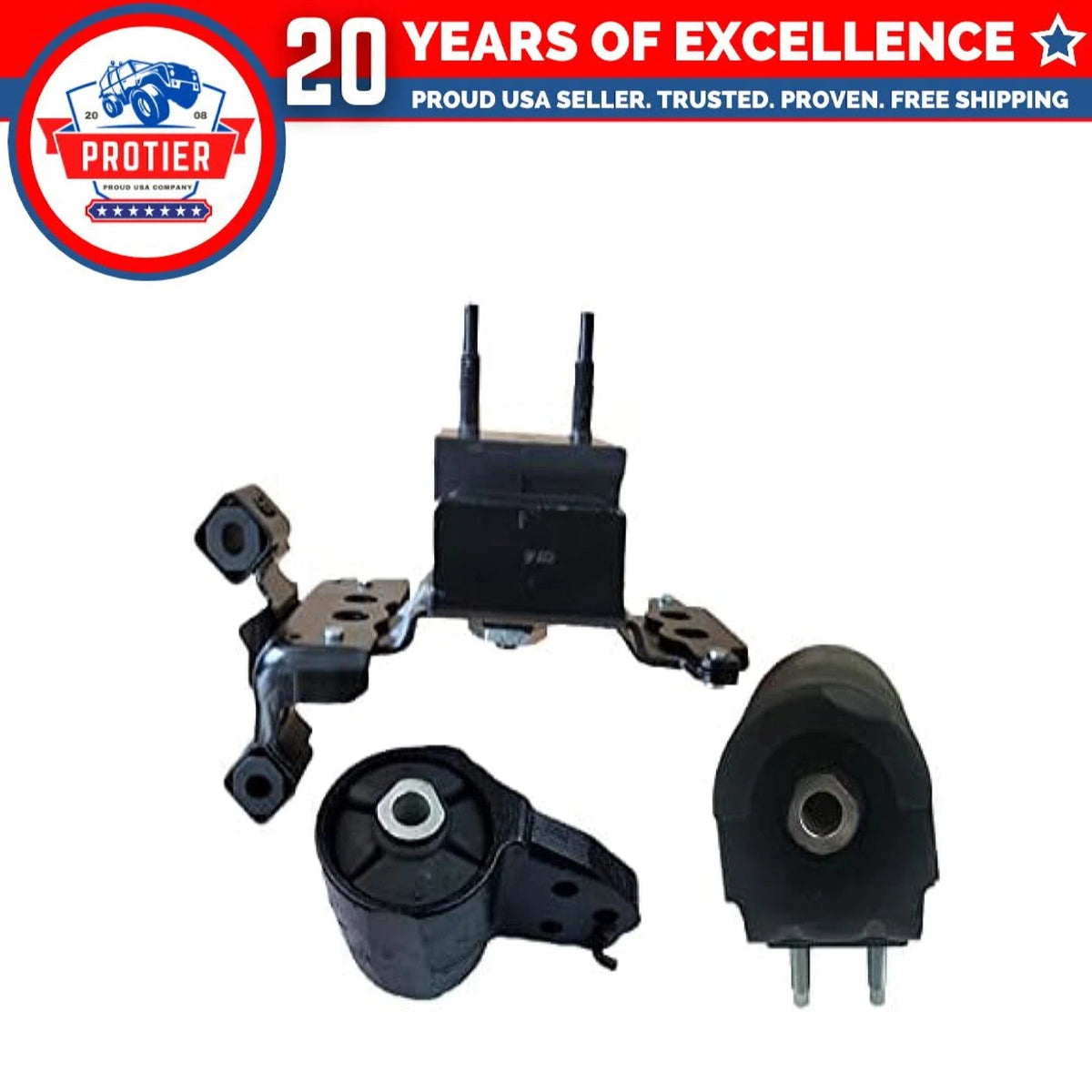 Fits 2018-2020 Ford F-150 3.0L Diesel 4WD AUTO Engine Motor&Transmission Mount 6B93BC-57