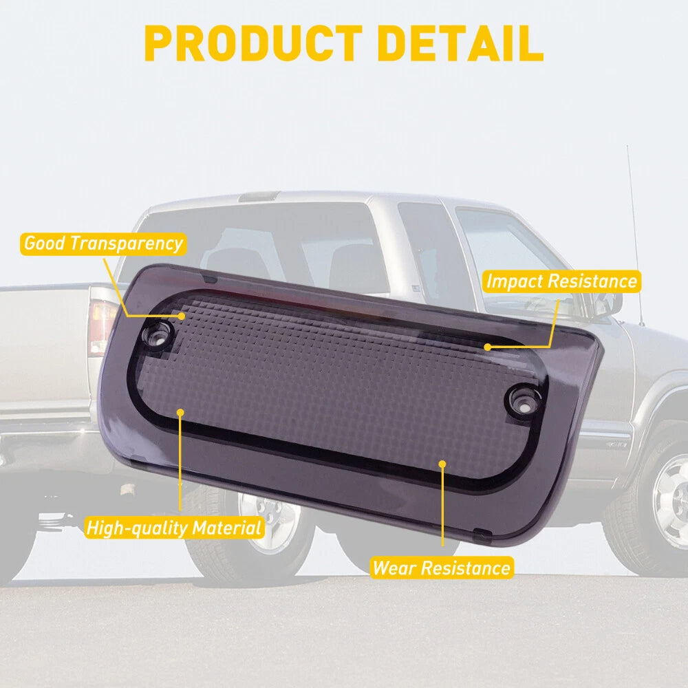 For 94-03 Chevy S10/GMC Sonoma 2-Rows Smoked LED Third 3RD Tail Brake Light/Lamp 6B93BC-57