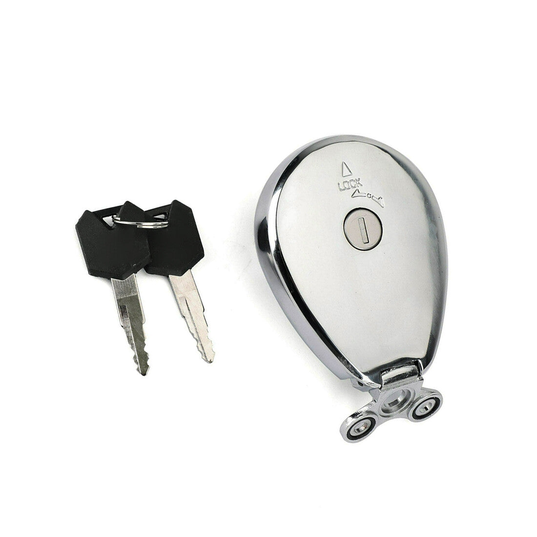 Fuel Gas Tank Cap Cover W/Keys for Kawasaki Vulcan 500 1500 400 VN1500 ZR1100 6B93BC-57