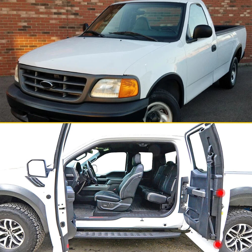 Rear Door Upper+Lower Side door Latch Release Cable for Ford F150 F250 97-04 EOA 6B93BC-57