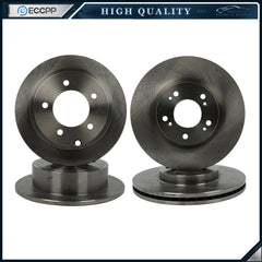 4 PCS 5 Lugs Front And Rear Brake Rotors Discs For 2011 Chrysler 200 262 mm KOEEP