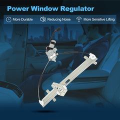 For 2003-2007 Honda Accord Sedan Front Driver Side Window Regulator with Motor