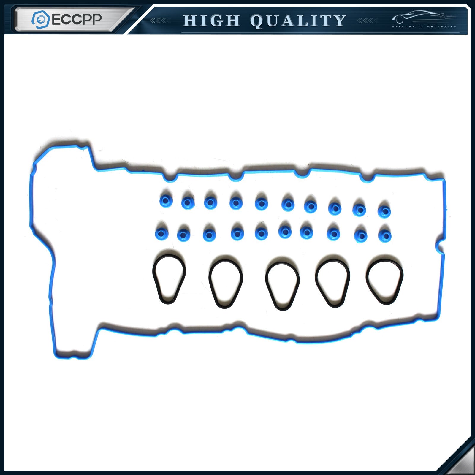 ECCPP Engine Valve Cover Gasket For 07-12 GMC Hummer Isuzu Chevrolet 3.7L DOHC ECCPP