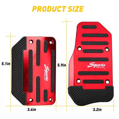 RED Non-Slip Automatic Gas Brake Foot Pedal Pad Cover Car Accessories Parts EOA 6B93BC-57