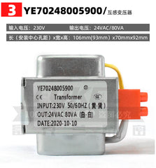 1PC 350MA 400V/230V dual output transformer 230V 350MA/24V 80VA transformer