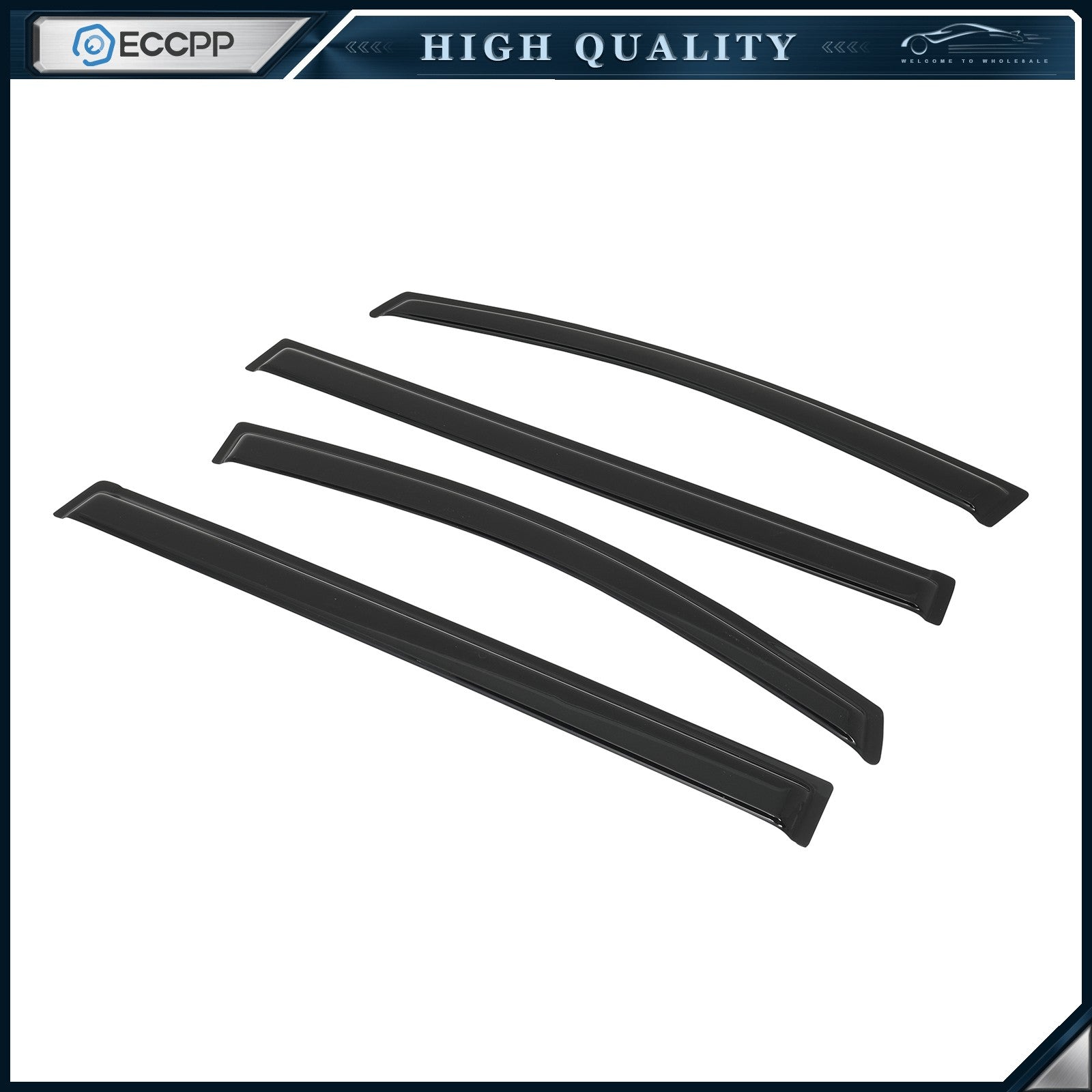 Window Visor Vent Rain Shades Guards Deflectors For Toyota Sienna 2011-2019 2020 6B93BC-57