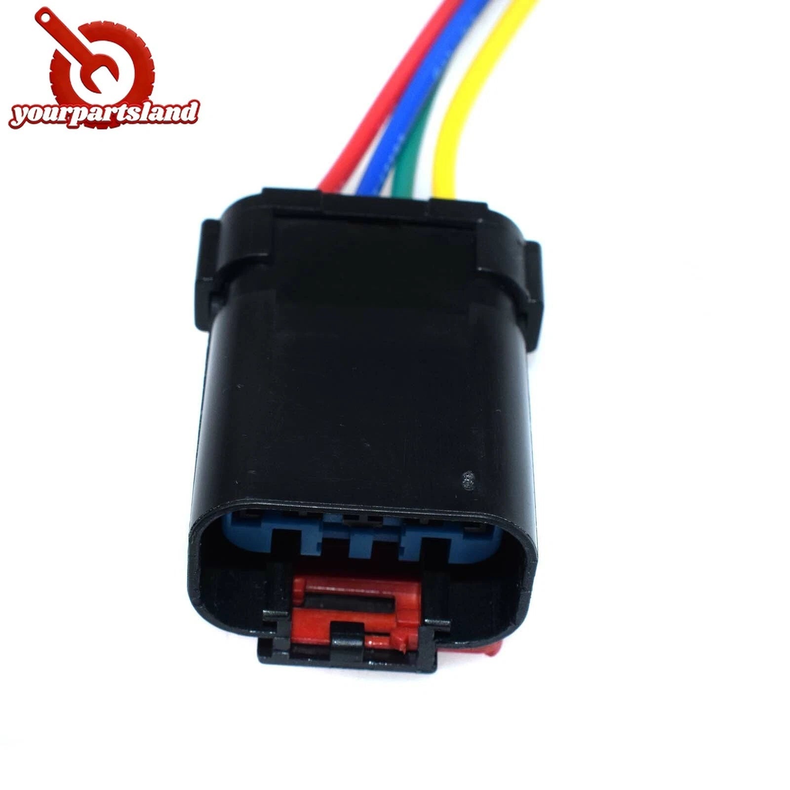 Radiator Coolant Fan Relay 4-Way Connector Wire Pigtail For Chrysler Dodge Jeep 6B93BC-57