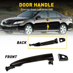Front Exterior Outside Black Door Handle LH Driver For 2007-11 Toyota Camry EOA 6B93BC-57