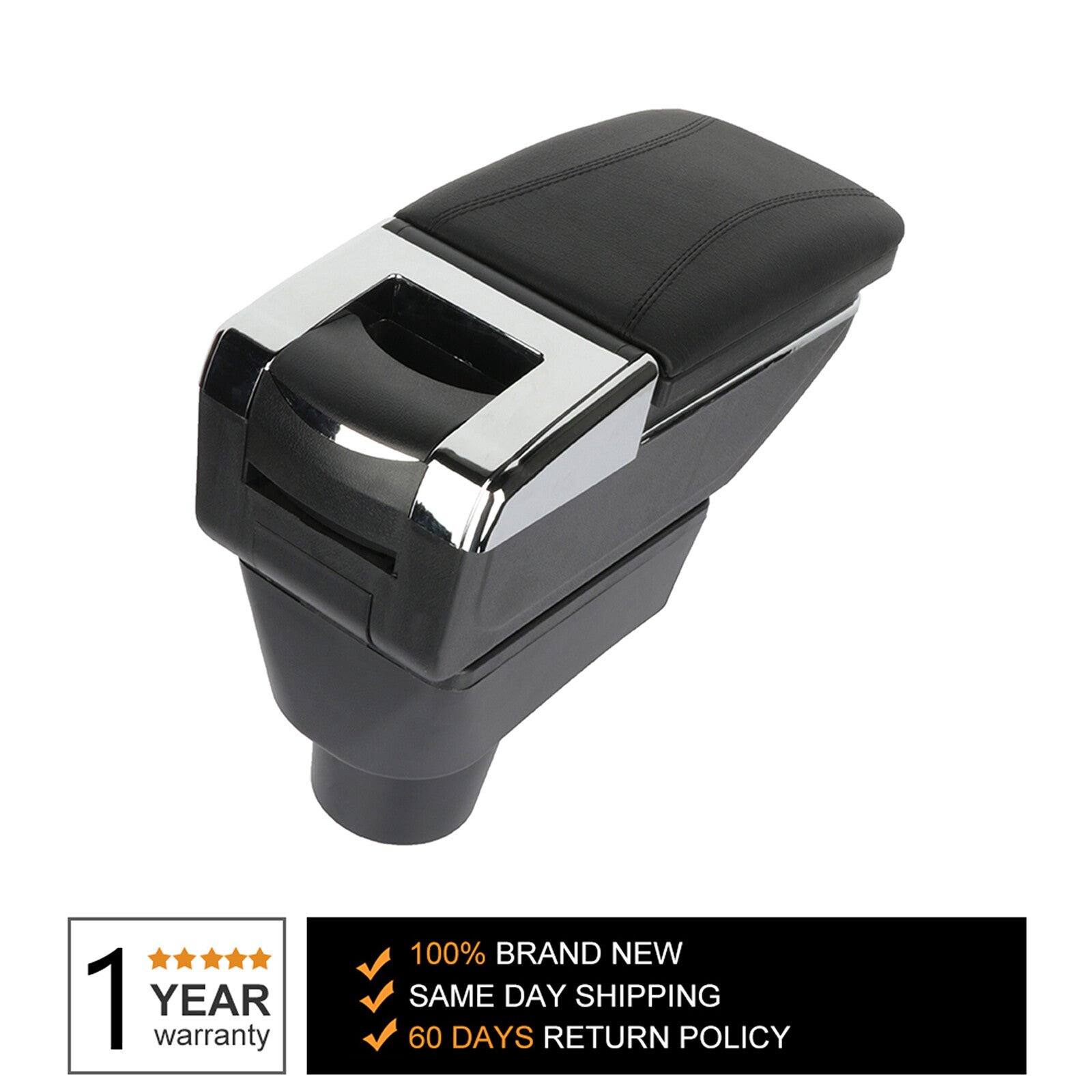 For Mitsubishi Attrage 2015-2019 Center Console Armrest Storage Box with Base US MITSUBISHI