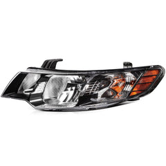 Pair Halogon Headlights Assembly For 2010-2013 Kia Forte 2.0L 2.4L Black Amber 6B93BC-57