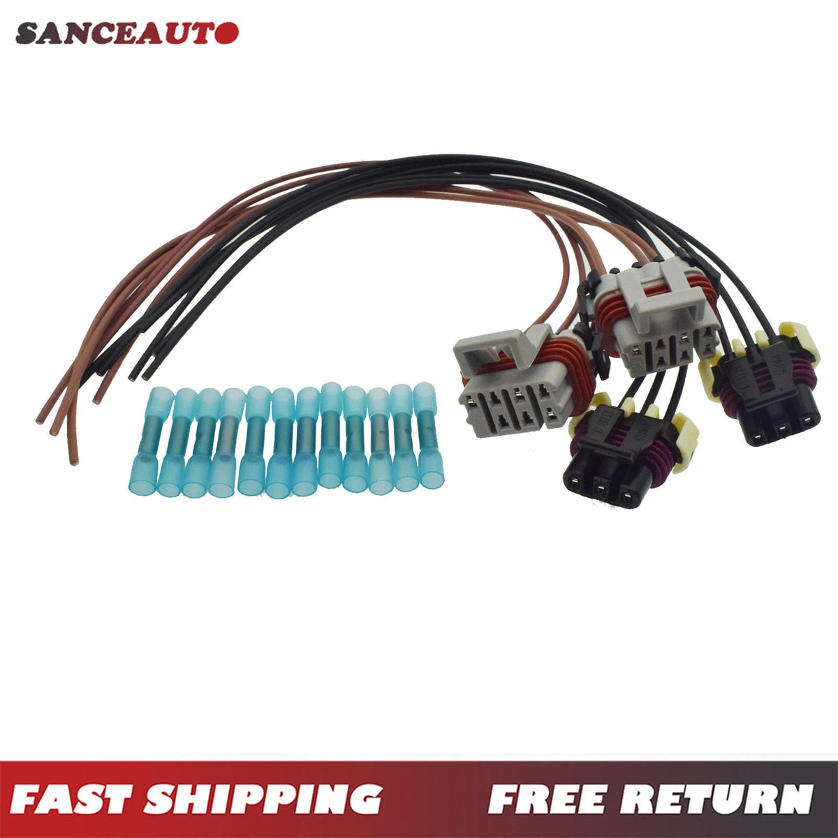 For 2000-2014 Freightliner Columbia Truck Headlight &Turn Signal Harness 4pcs 6B93BC-57