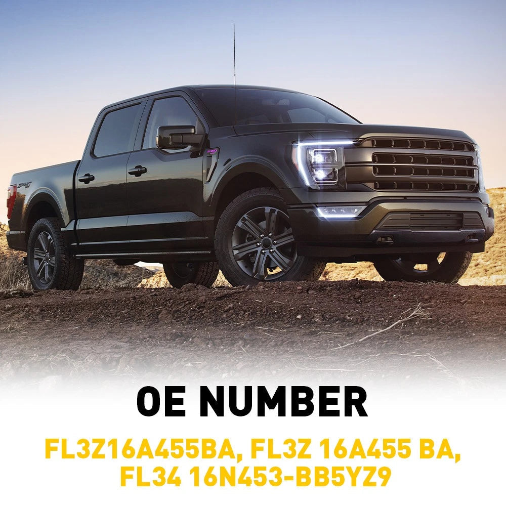 For 2015-2023 Ford F150 running board REAR cap RIGHT Passenger side step EOA 6B93BC-57