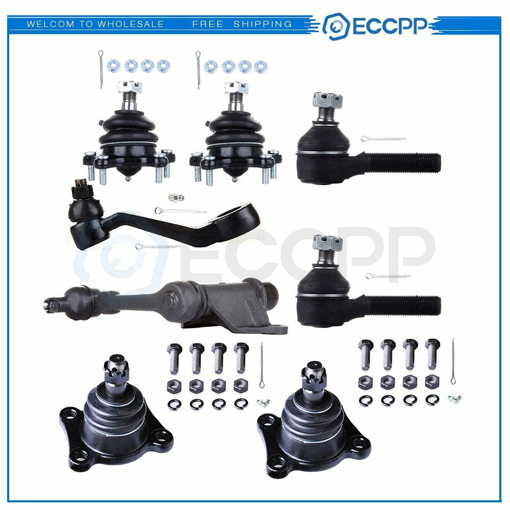 For Toyota 4Runner & Pickup Suspension 8x Front Ball Joints Tie Rods Pitman Arm 6B93BC-57