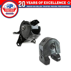 Fits 2009-2010 Hyundai Sonata 2.4L AUTO Rear Motor & Trans Mount Set 2pcs : 6B93BC-57