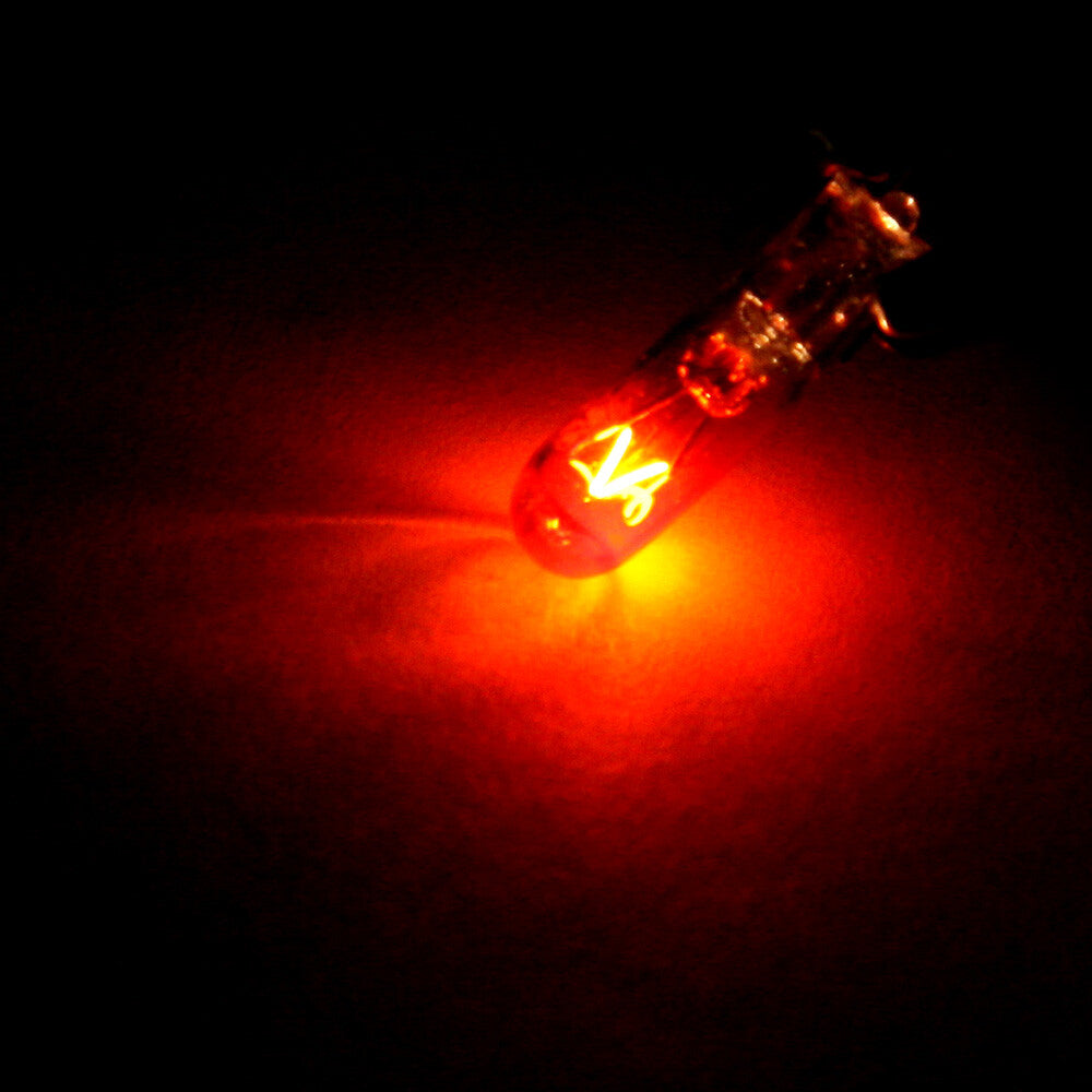 10X Yellow/Orange T5 Dashboard Halogen Mini-Wedge Bulb Light 37 73 74 For Ford 6B93BC-57
