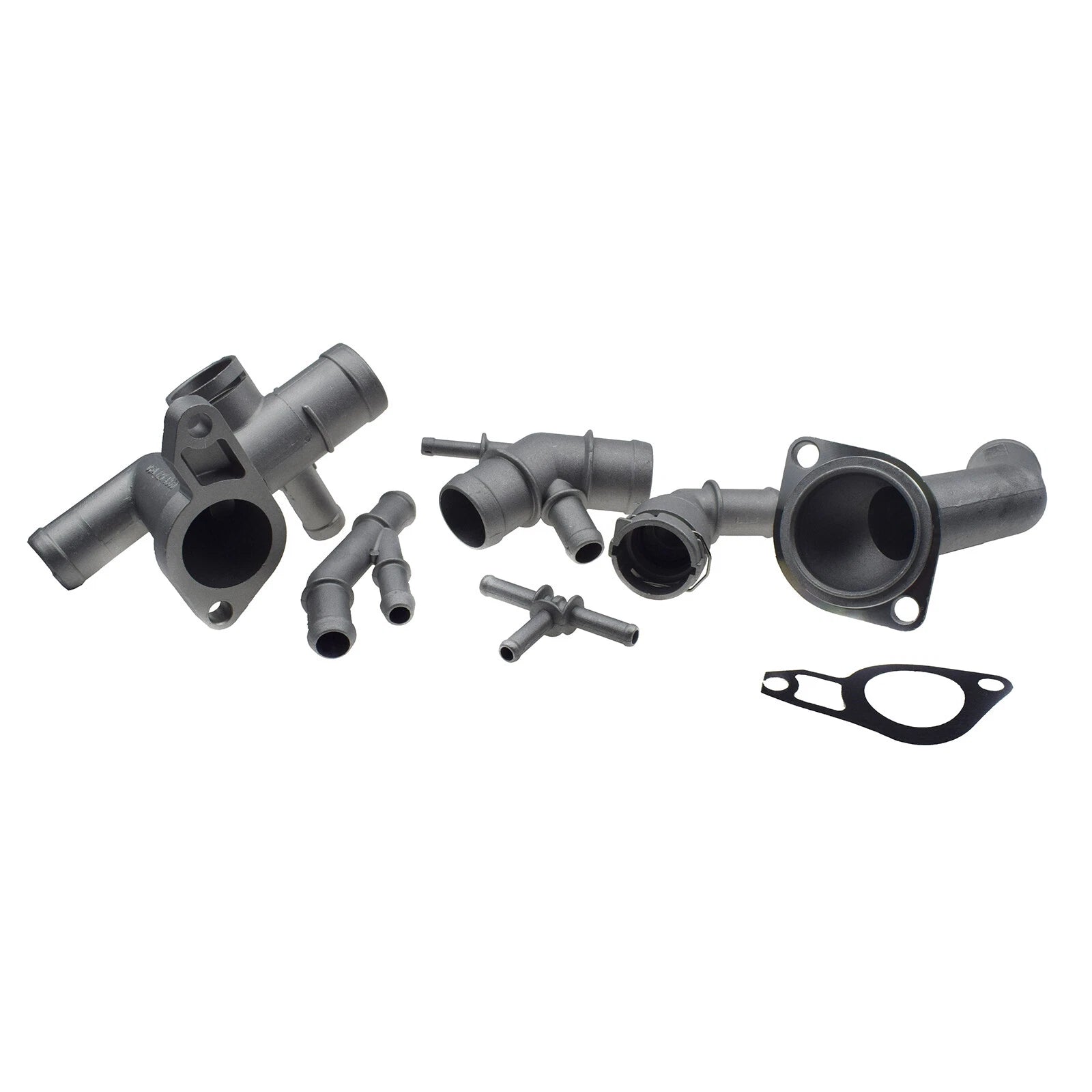 6PCS Aluminum Coolant Flange For 2000-2005 VW Golf MK4 Jetta GTI Beetle Audi TT 6B93BC-57