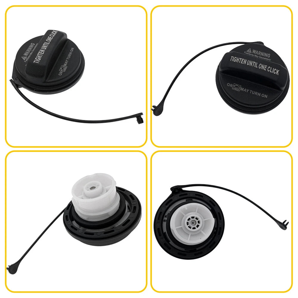1 Fuel Gas Tank Filler Cap Cover Black For Hyundai Kia 2006-2020 Car Accessories 6B93BC-57
