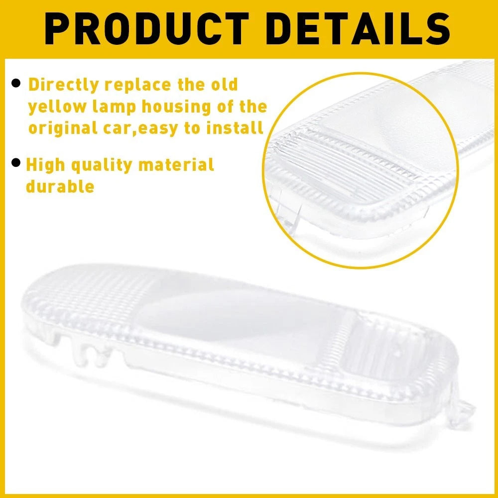 For 2002-2008 Dodge Ram 1500 2500 Overhead Console Dome Map Light Cover Lens Set 6B93BC-57
