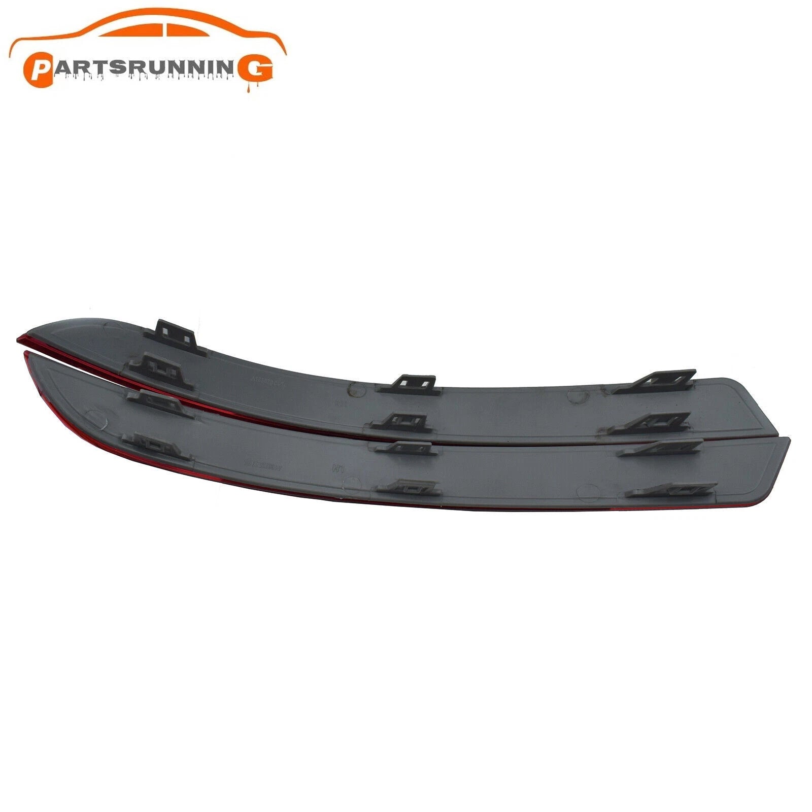 1668200474 Pair Rear Bumper Reflector For Mercedes Benz GL GL350 GL450 2013-2016 6B93BC-57
