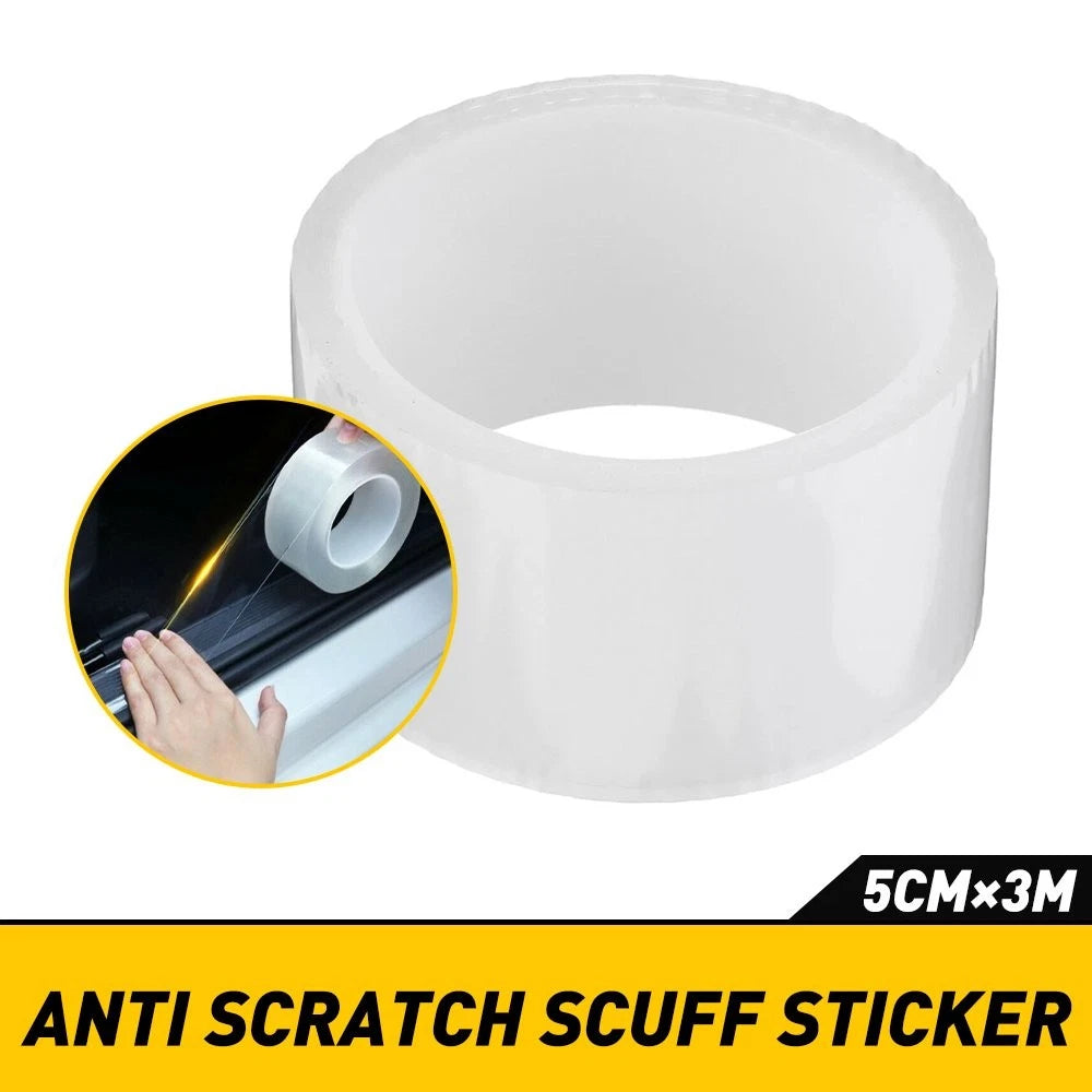 5CM Car Door Sill Trunk Bumper Sticker Protectors Cover Anti Scratch Scuff US EA 6B93BC-57