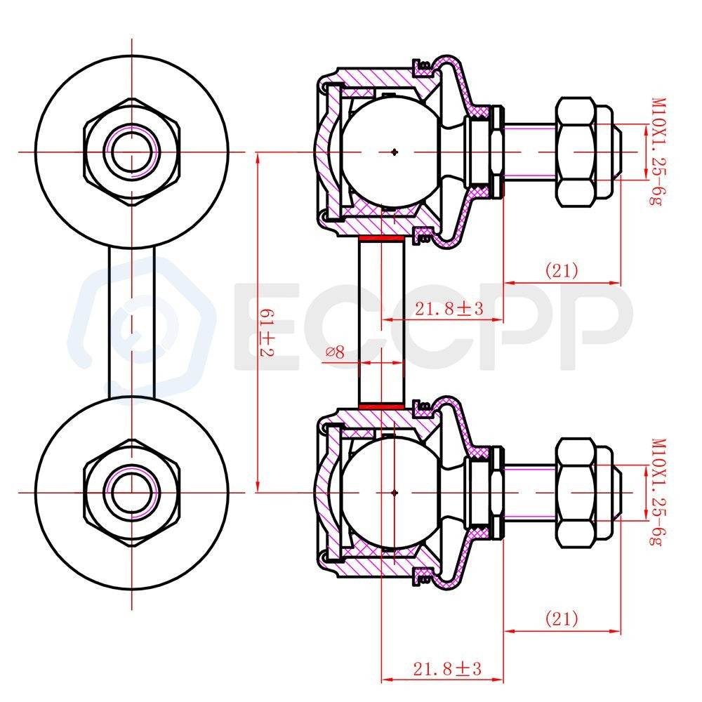 8x Front Lower Ball Joints Tie Rods Sway Bars Fits 1994 1995 Toyota For Corolla KOEEP