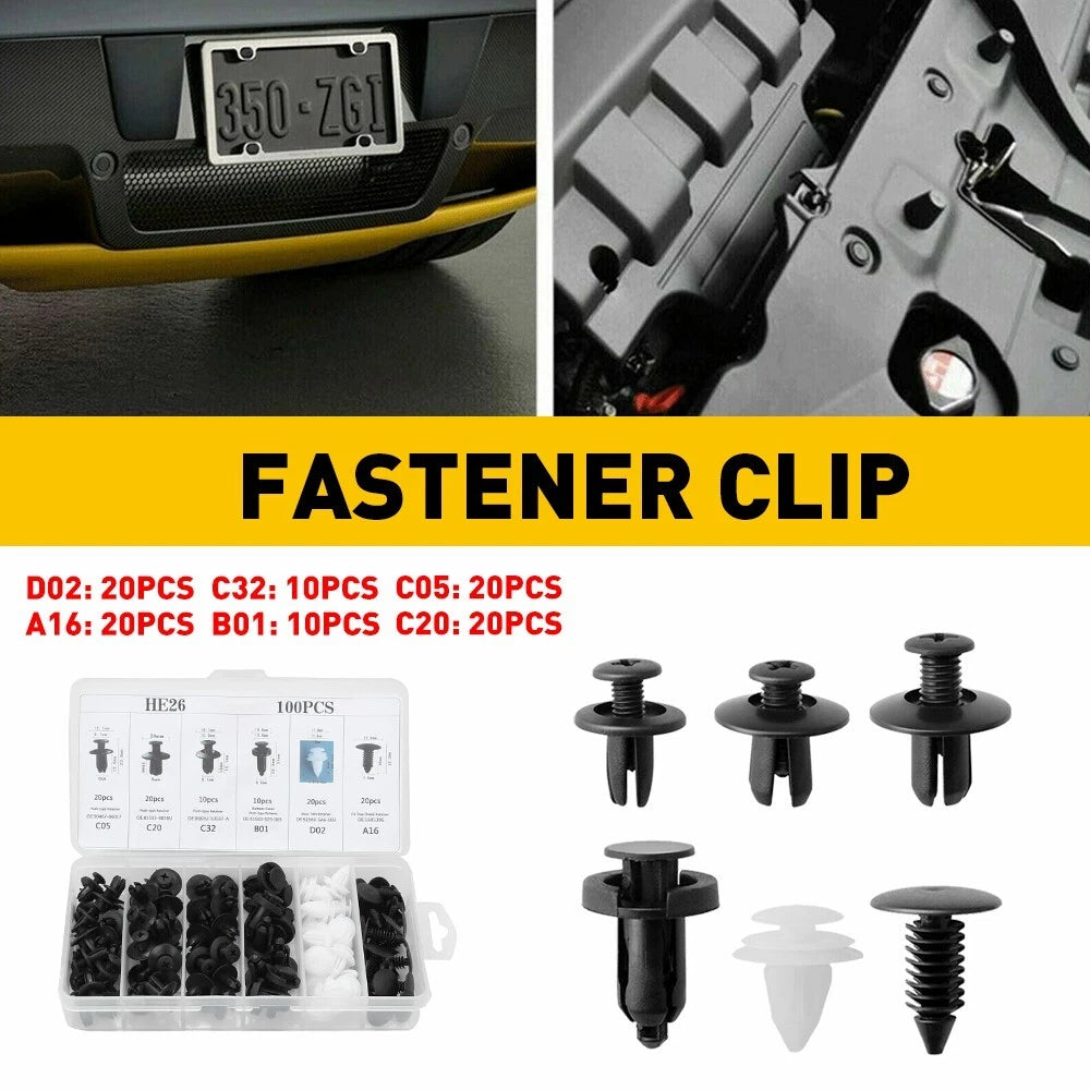 Accessories Clip Trim Car Push Pin Rivet Bumper Door Panel Retainer Fastener EOA 6B93BC-57