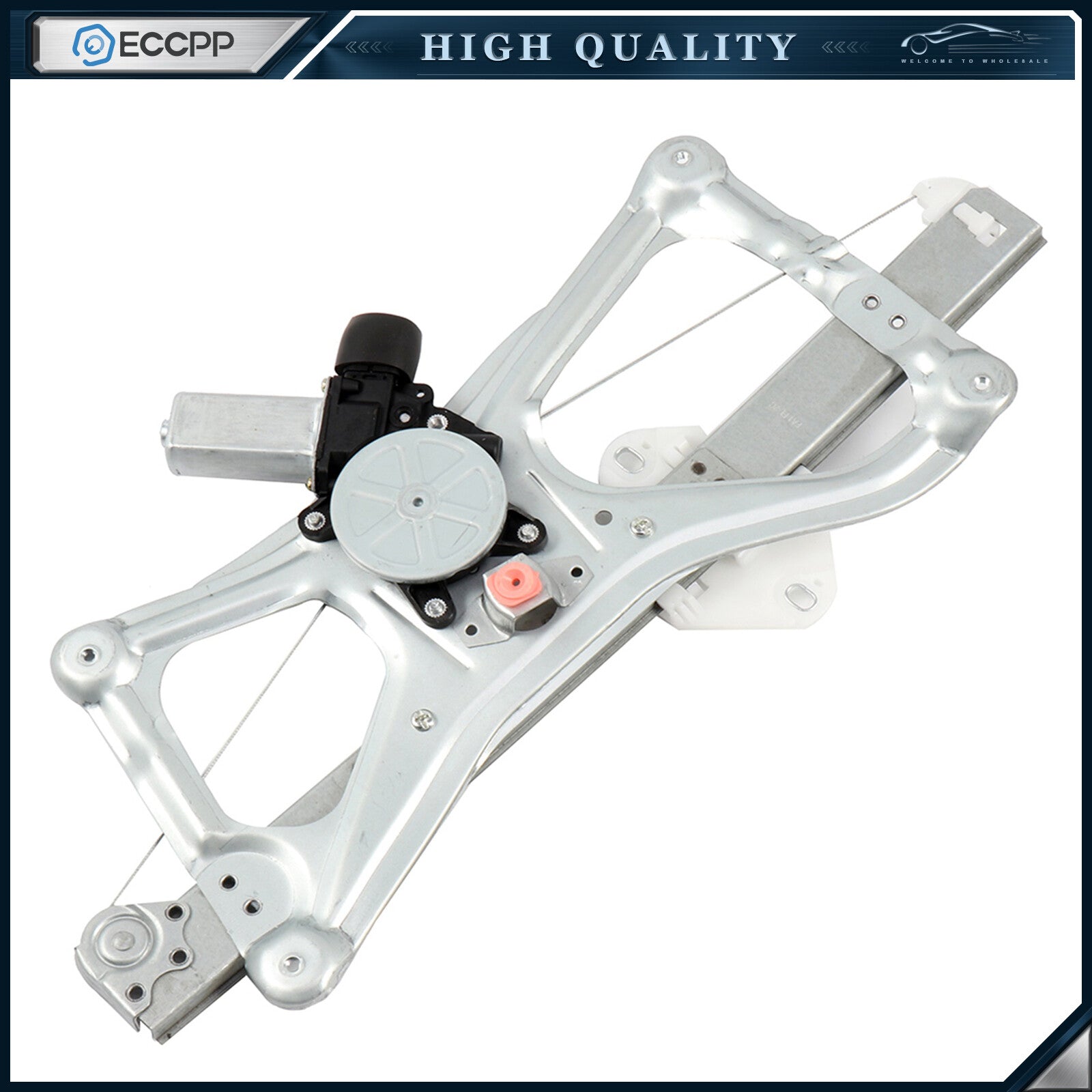 For 2006-2011 Honda Civic Sedan Front Left Power Window Regulator With Motor 6B93BC-57