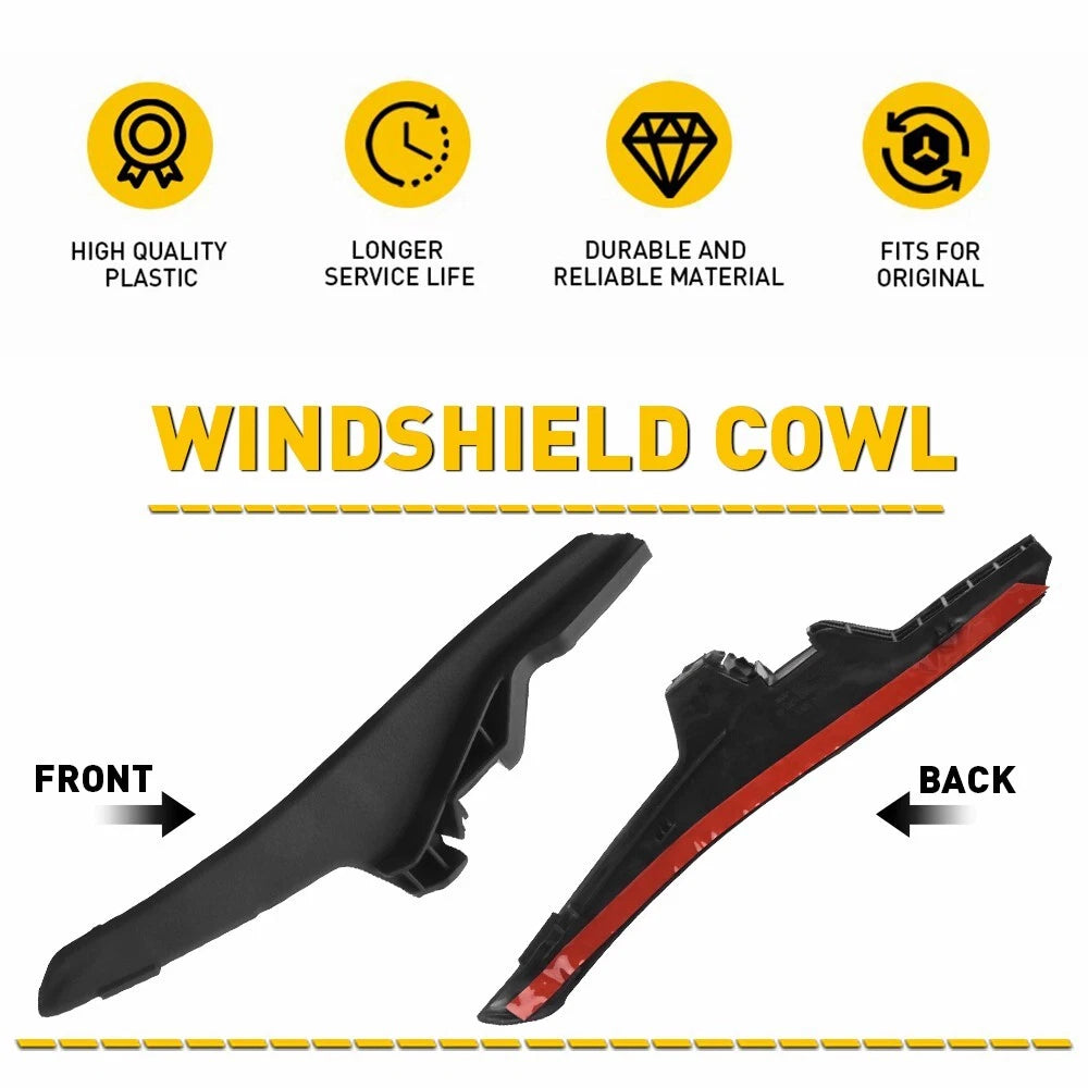 Windshield Wiper Cowl Extension Trim Hood Side Seal Fits 14-19 Toyota Corolla LE 6B93BC-57