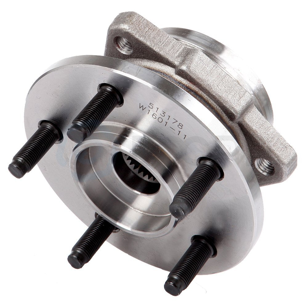 4PCS  Front Steering Kit No ABS Wheel Bearing & Hub Fits 2002-2005 Jeep Liberty 6B93BC-57