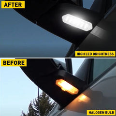 Full LED Under Mirror Puddle Lights For Chevy Silverado Suburban, Sierra 03-06 6B93BC-57